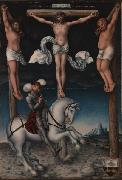 Lucas Cranach The Crucifixion with the Converted Centurion. France oil painting artist